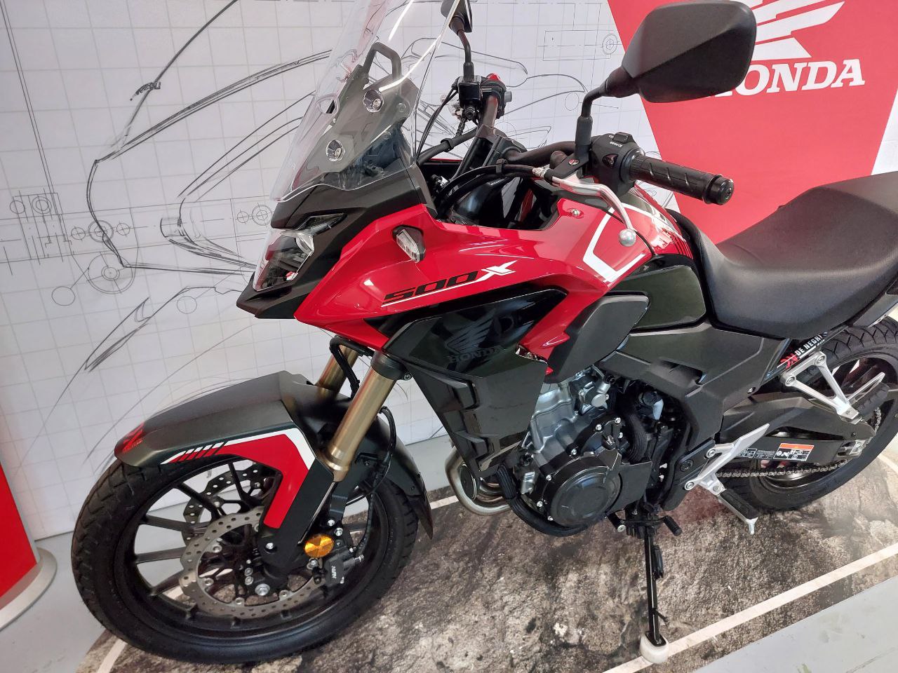 honda cb500x 2022 ROSSO (2)