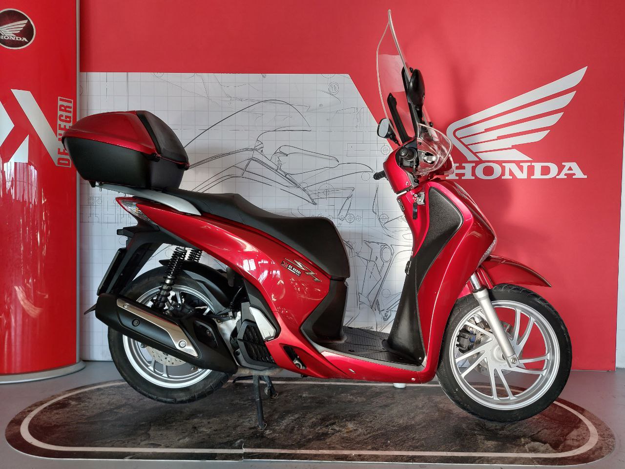 HONDA SH 150 ROSSO 2013 1800EURO (6)