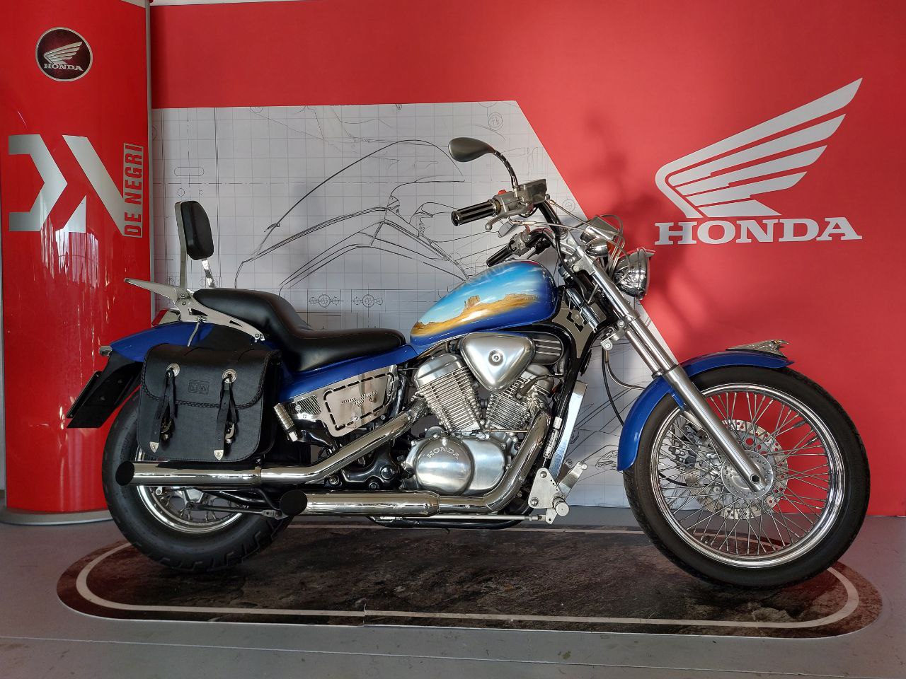 HONDA VT600C SHADOW 1995 AZZURRO (4)