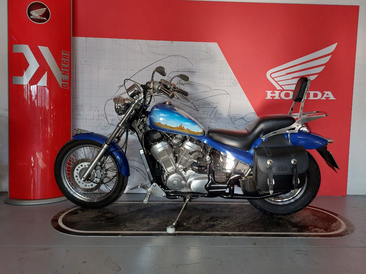 HONDA VT600C SHADOW 1995 AZZURRO